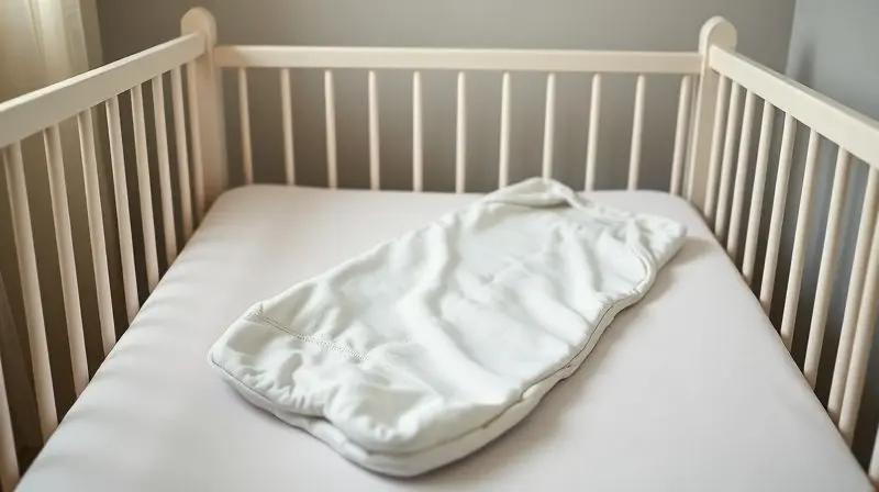Ambiente de sono seguro para o bebê, destacando a importância de vesti-lo corretamente para garantir conforto e segurança durante a noite.
